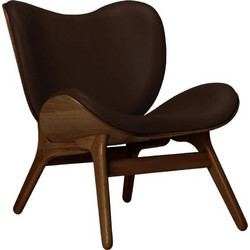 Πολυθρόνα A Conversation Piece Hope Leather 5700C5501-11 70x83x83cm Dark Oak Brown