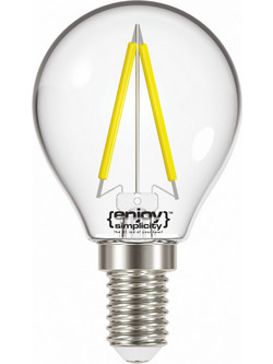 EL822872 | EL822872 | LED FILLAMENT CLEAR|P45 2W(25w) E14|3000k|250lm|enjoysimplicity(TM)