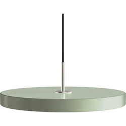 Φωτιστικό Οροφής Asteria Medium Steel 2421C4172 Φ43x4cm Led 1300lm 16W 3000k Nuance Olive Umage