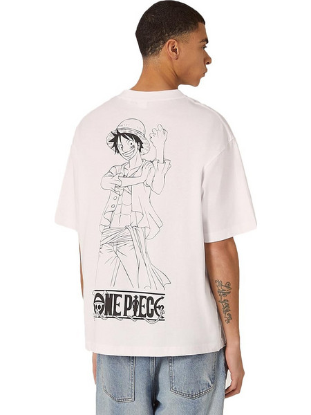 Alcott Boxy Fit T-shirt One Piece Luffy White TS0660UOAY15-WH3