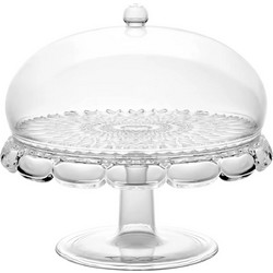 Guzzini Vanity Τουρτιέρα Με Πόδι Ακρυλική Waterlilly Glear 30cm