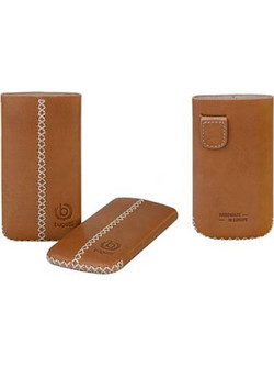 BUGATTI ΘΗΚΗ ΠΟΥΓΚΙ LEATHER CROSS BROWN M