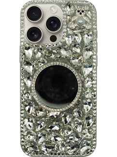 Vivid Diamond Case with Mirror Apple iPhone 16 Pro Max Silver