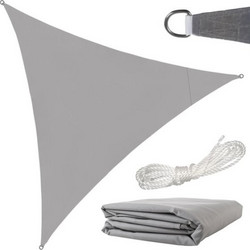 Gardlov Sunshade Sail 3x3x3m Gray 23147 - (17465-0)