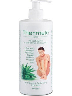Labopharm Thermale Med Aloe Vera Face & Ενυδατική Κρέμα Σώματος 500ml