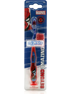 Mr.White Spider-Man Παιδική Οδοντόβουρτσα Κόκκινη