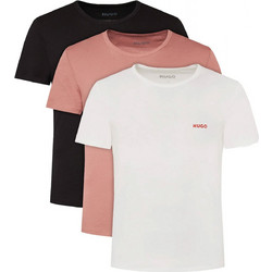 HUGO T-SHIRT ΕΣΩΡΟΥΧΑ T-SHIRT RN TRIPLET P ΛΕΥΚΟ-ΣΟΜΟΝ-ΜΑΥΡΟ