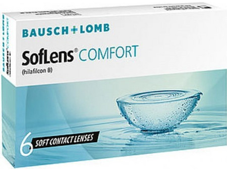Bausch & Lomb Soflens Comfort Μηνιαίοι Φακοί Επαφής Υδρογέλης 6τμχ