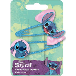Τσιμπιδάκια Σετ 2 τεμαχίων Lilo & Stitch 565065 Diakakis