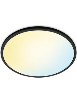 WiZ - Superslim Smart Ceiling Light - Black 22W