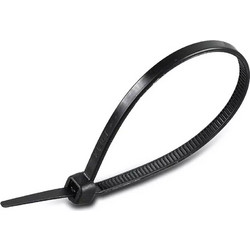 Δεματικό καλωδίων - tie wrap, 3.5 x 300mm σε μαύρο χρώμα, συσκευασία 100 τεμαχίων V-TAC 11170