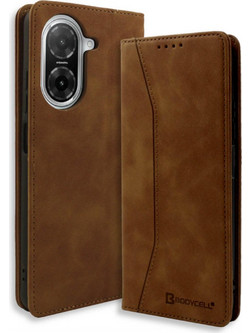 Bodycell Book Case Θήκη Πορτοφόλι Brown (Xiaomi Poco C71)
