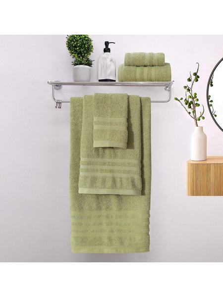 Πετσέτες Μπάνιου (Σετ 3τμχ) 100% Βαμβάκι Blanca Olive Green 500gsm