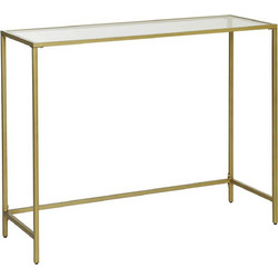 Vasagle Κονσόλα Μεταλλική Χρυσή Μ100xΠ35xΥ80cm LGT26G ref10291482