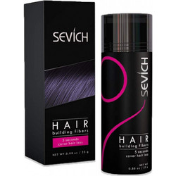 Sevich Hair Building Dark Brown Νανοΐνες κατά της Τριχόπτωσης 25gr