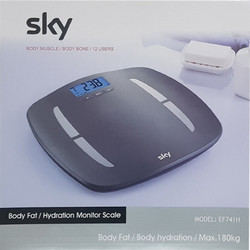 Sky Ηλεκτρονική Ζυγαριά με Λιπομέτρηση EF741H