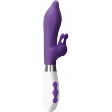 Shots Luna Adonis Rabbit Vibrator 21.8cm Purple