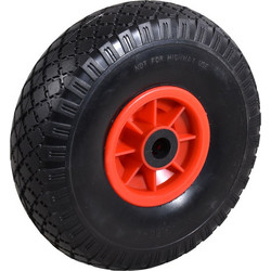 EXPRESS ΤΡΟΧΟΣ Φ260 mm -10"Χ3.00-4 ΜΕ ΠΛΑΣΤΙΚΗ ΖΑΝΤΑ Φ 20mm ΠΟΛΥΟΥΡΕΘΑΝΗΣ (20634)