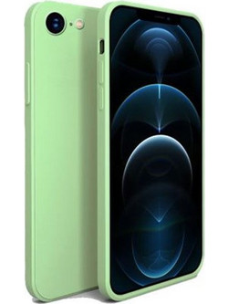 Bodycell Liquid Silicon Back Cover Light Green (iPhone 6/6s Plus)