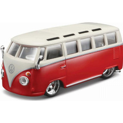 Bburago Volkswagen Van Samba Official Red