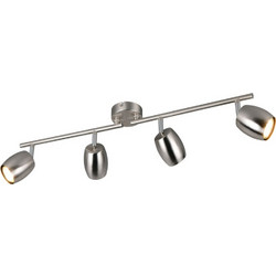 Φωτιστικό Οροφής- Σποτ R86264007 4xGU10 35W 70,5x16,5cm Nickel RL Lighting