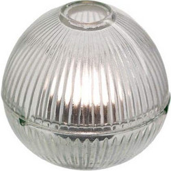 JΚ Home Decor - Κηροπήγιο Γυάλινο Διαφανές 10cm