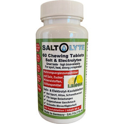 Saltolyte Salt & Electrolytes Lemon 60 Μασώμενα Δισκία