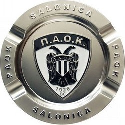 Stamion Σταχτοδοχείο Μεταλλικό Ασημί ΠΑΟΚ - PBC4931