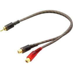 Καλώδιο ήχου RCA - CTC-301 - Male to 2Female - 003027
