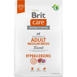 Brit Care Adult Medium Breed Hypoallergenic with Lamb & Rice 1kg