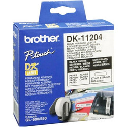 Αυτοκόλλητες Ετικέτες Brother DK-11204 17 x 54mm (400τμχ) - Λευκές