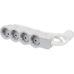 Legrand SurgeArrest 4 Outlets 3m Cable White/Grey
