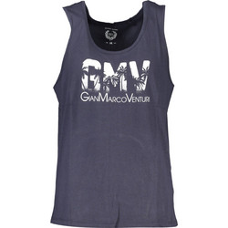 GIAN MARCO VENTURI MEN'S BLUE TANK TOP Μπλε