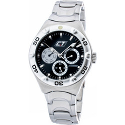 Chronotech Ανδρικό Ρολόι με Ασημί Μεταλλικό Μπρασελέ CC7051M-02M