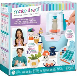 Make It Real Παιδική Χειροτεχνία Real Mini Pottery Studio για Παιδιά 8+ Ετών 4τμχ (1465)