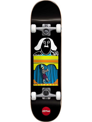 Almost Skateboards Puppet Master FP Black 8.125