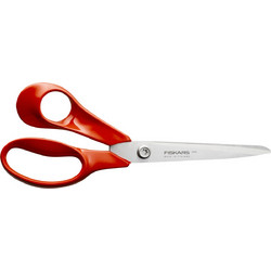 Fiskars - Classic Universal Scissors 21 cm, Left Hand, Red - Tools and Home Improvements