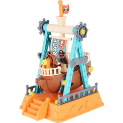 Παιδικό Παιχνίδι Συναρμολόγησης Joy DIY Amusement Park - Πειρατικό Πλοίο - Πορτοκαλί
