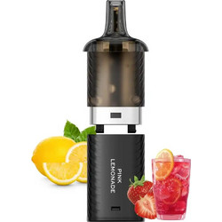 Vozol Vista Plug Pink Lemonade 20mg Prefilled Δεξαμενή 10.000 Puffs(Φράουλα,Λεμόνι)