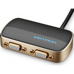 VGA SPLITTER VENTION 1 IN 2 OUT 1M DBABF BLACK