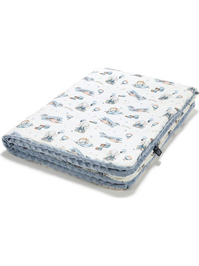 Κουβέρτα 80x100 Simbo Wind Blue, LA MILLOU