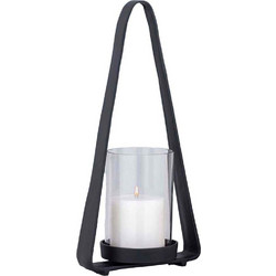 Φανάρι Luminous 034382 49x14x23cm Black Αλουμίνιο,Γυαλί