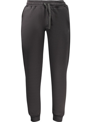 COVERI MOVING MEN'S BLACK LONG TRACKSUIT PANTS Μαύρο