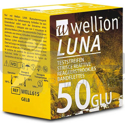 Wellion Luna Ταινίες Μέτρησης Σακχάρου 50τμχ