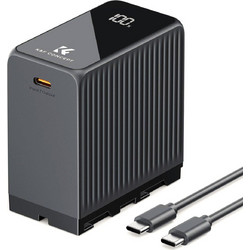 K&F Concept NP-F970 10500mAh με Γρήγορη Φόρτιση, Οθόνη OLED, Διπλή Type-C και USB-A, Συμβατή με Sony (KF28.0073)
