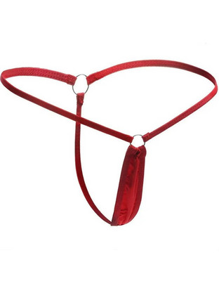 Low Waist Thong-String Red
