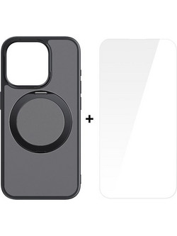 Baseus Case + Screen Protector Sky Ring 360 MagSafe Apple iPhone 15, P60161006101-00 /night black/