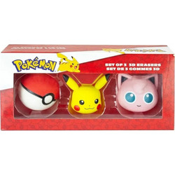 Σετ Μινιατούρες Pokemon Gommini 3D - Σετ 3 Τεμαχίων Φιγούρες 11x17cm