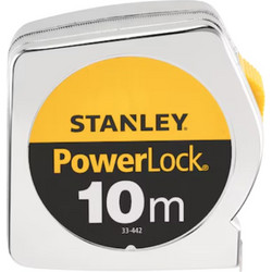 ΜΕΤΡΟ STANLEY 10MX25cm POWERLOCK ABS 0-33-442