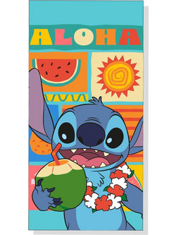 Disney Stitch microfibre beach towel